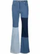Image 1 of 7 For All Mankind patchwork-design jeans