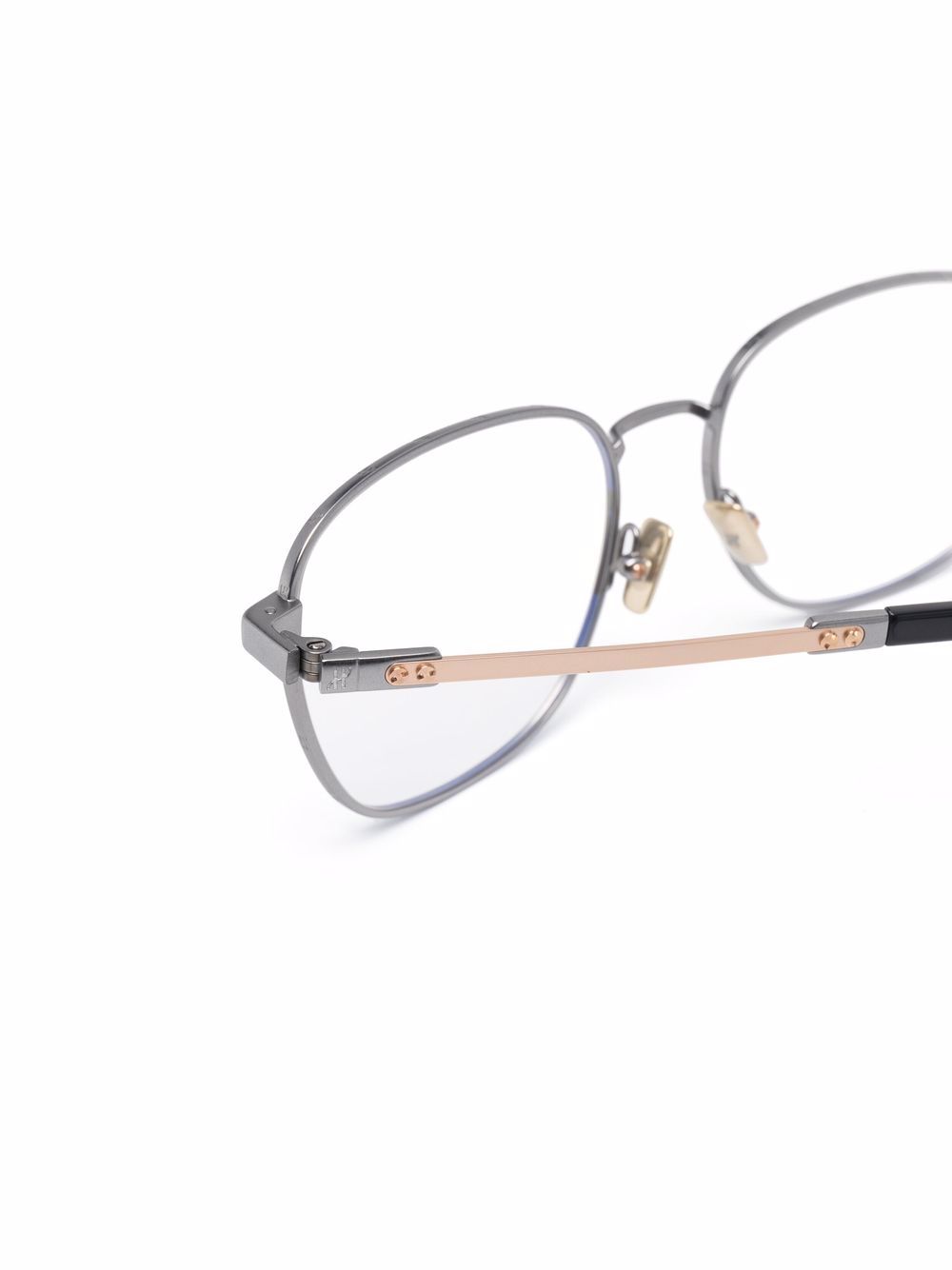 фото Hublot eyewear h011o square frame glasses