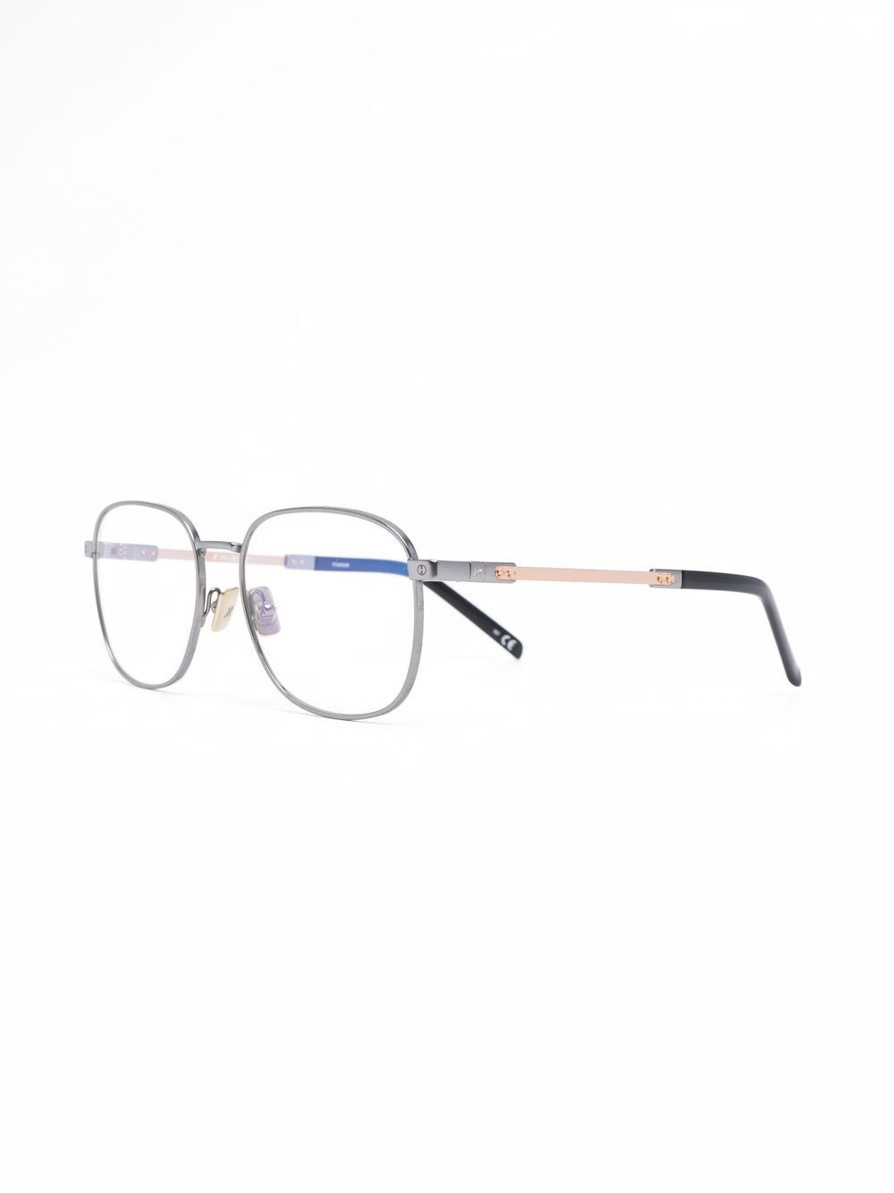 фото Hublot eyewear h011o square frame glasses