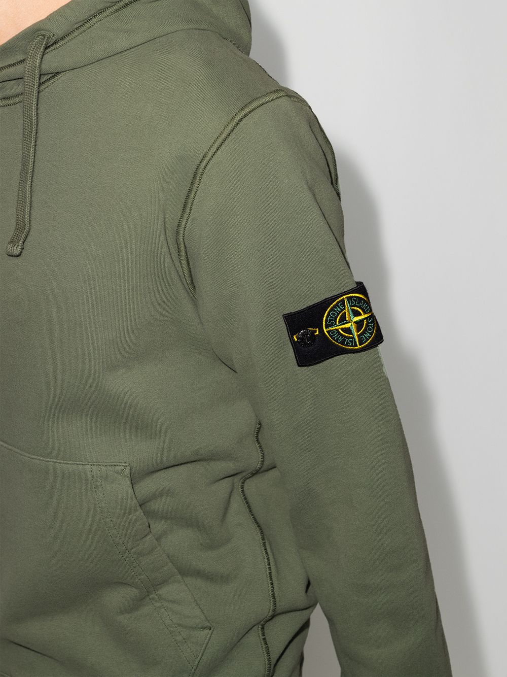 фото Stone island худи с нашивкой compass