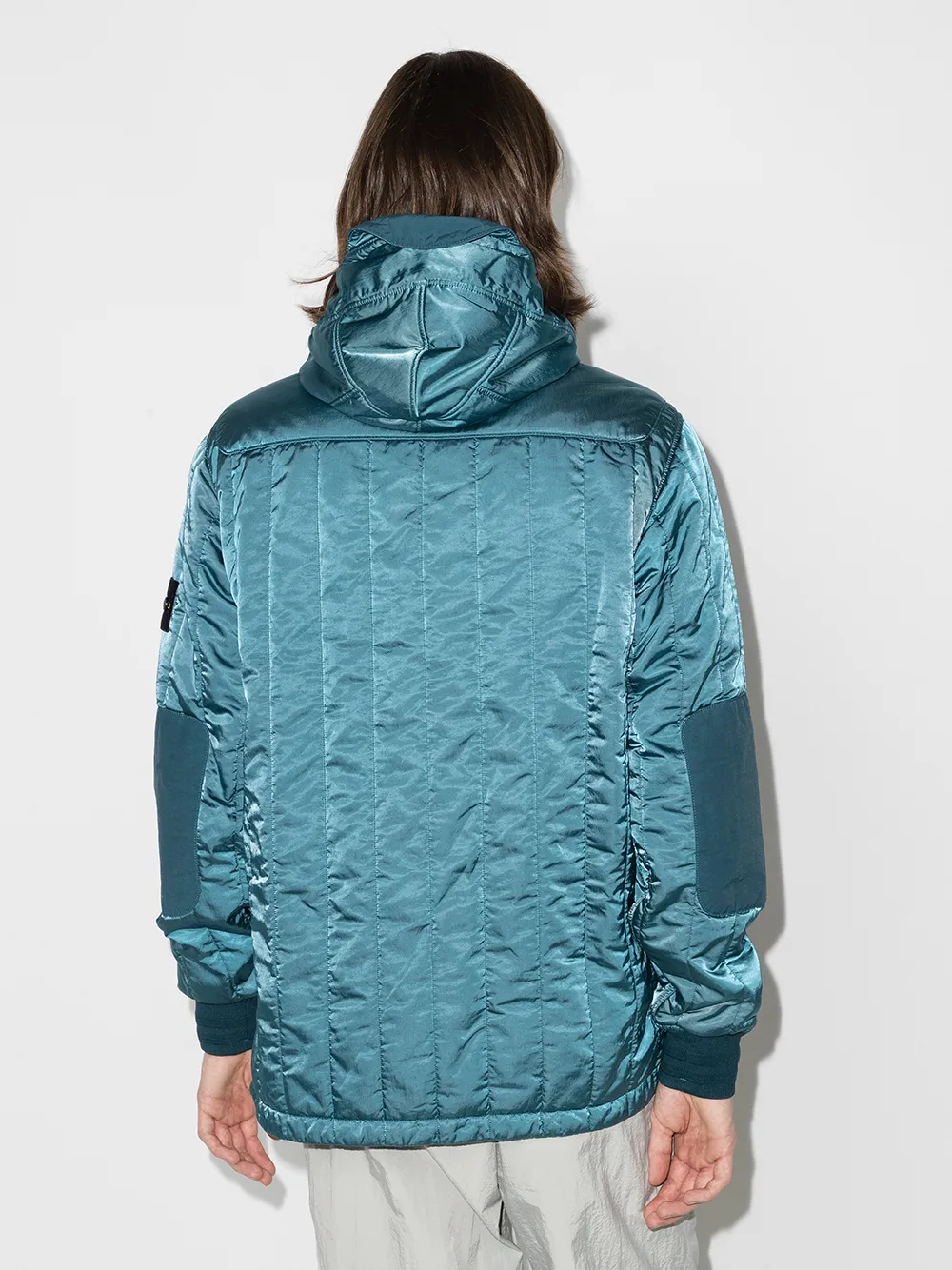 фото Stone island куртка с капюшоном и логотипом compass