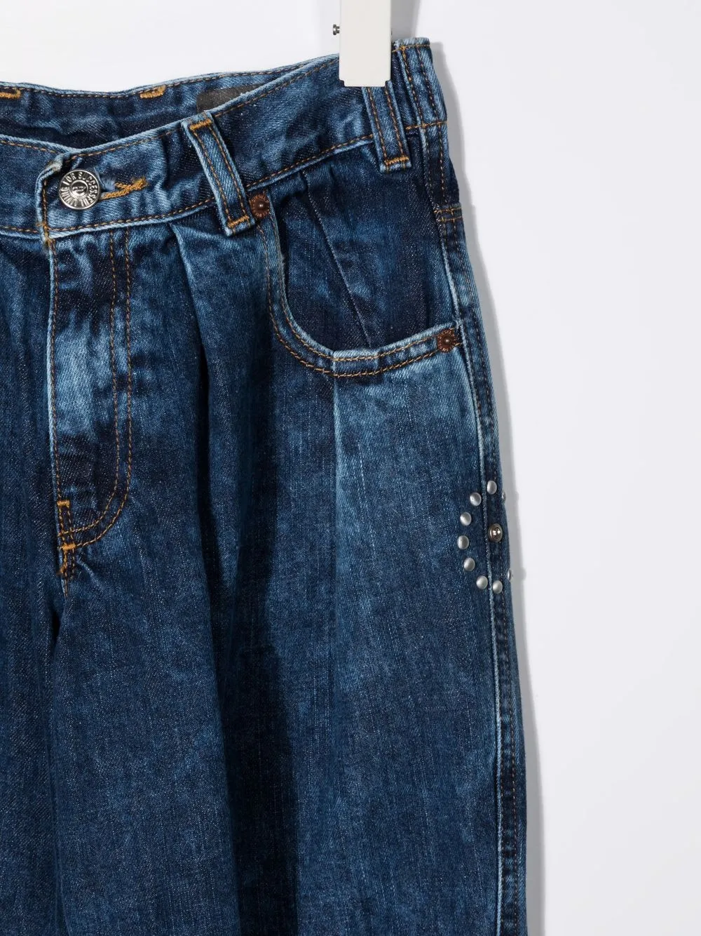 фото Diesel kids выбеленные зауженные джинсы