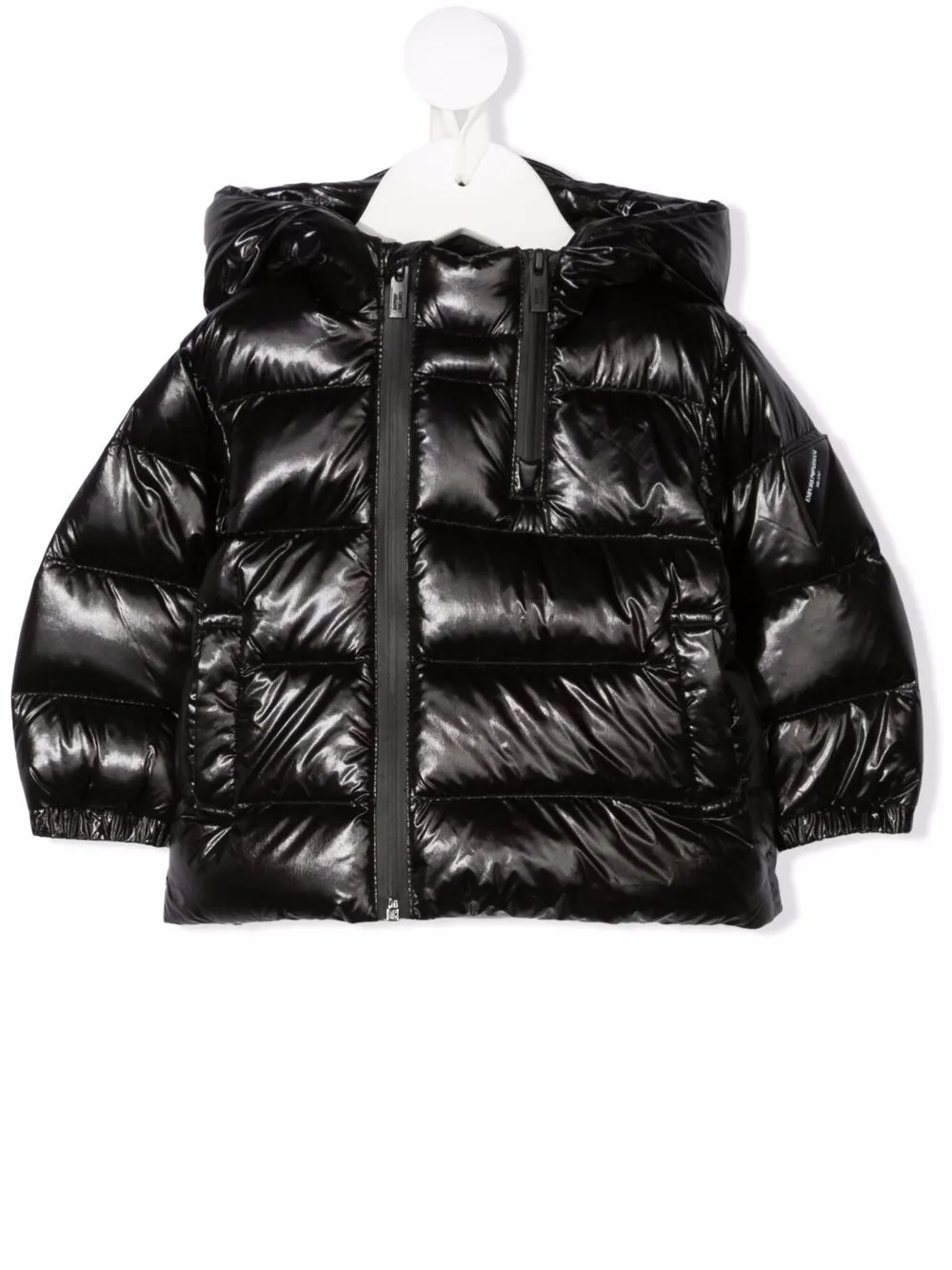 Emporio Armani Kids куртка-пуховик на молнии