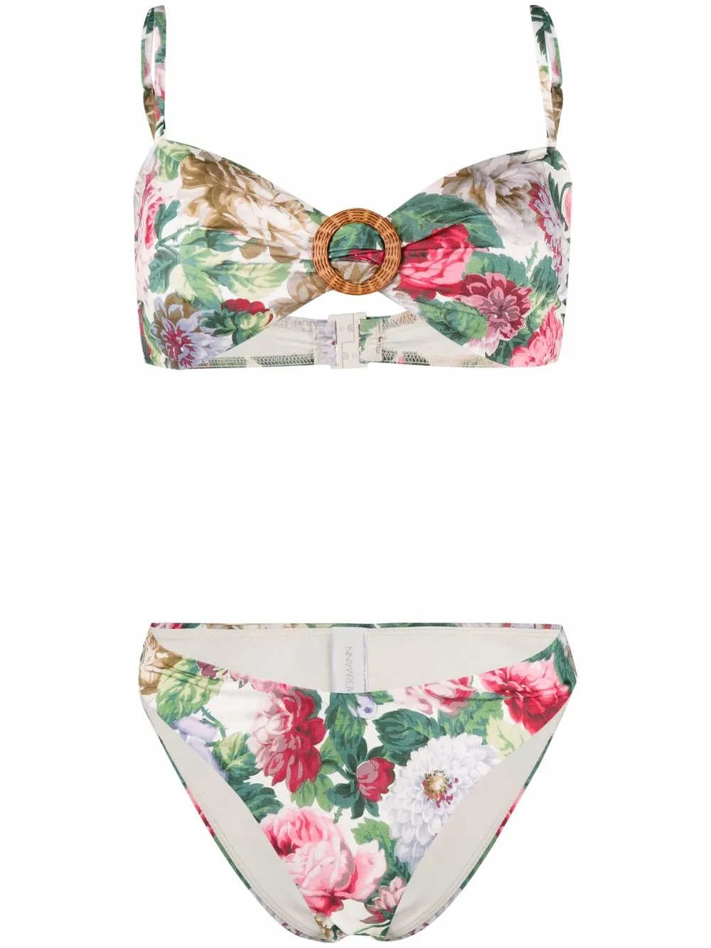 

ZIMMERMANN bikini con estampado floral - Neutro