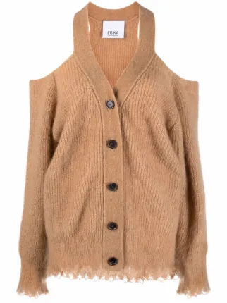 Erika Cavallini cold-shoulder Cardigan 