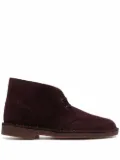 Clarks Originals suede lace-up boots - Purple