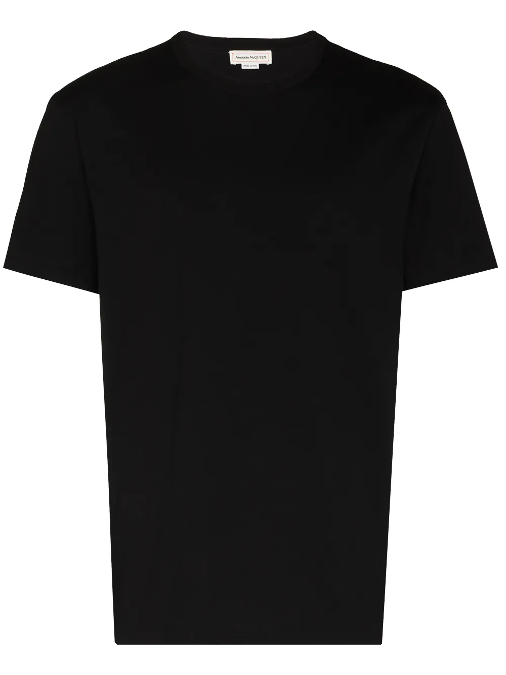 

Alexander McQueen playera con logo estampado - Negro