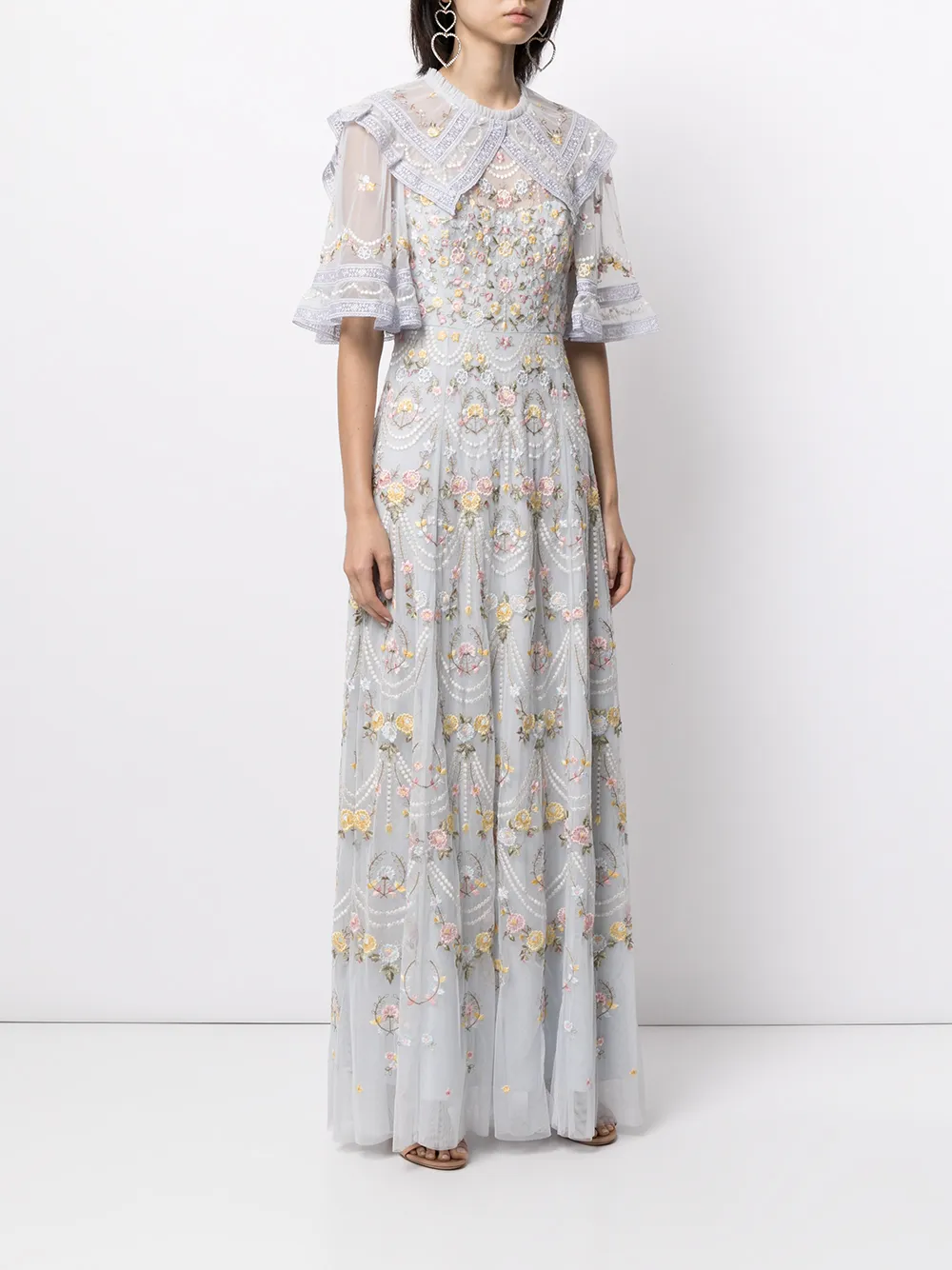 Needle & Thread Reverie Embroidered Tulle Gown - Farfetch