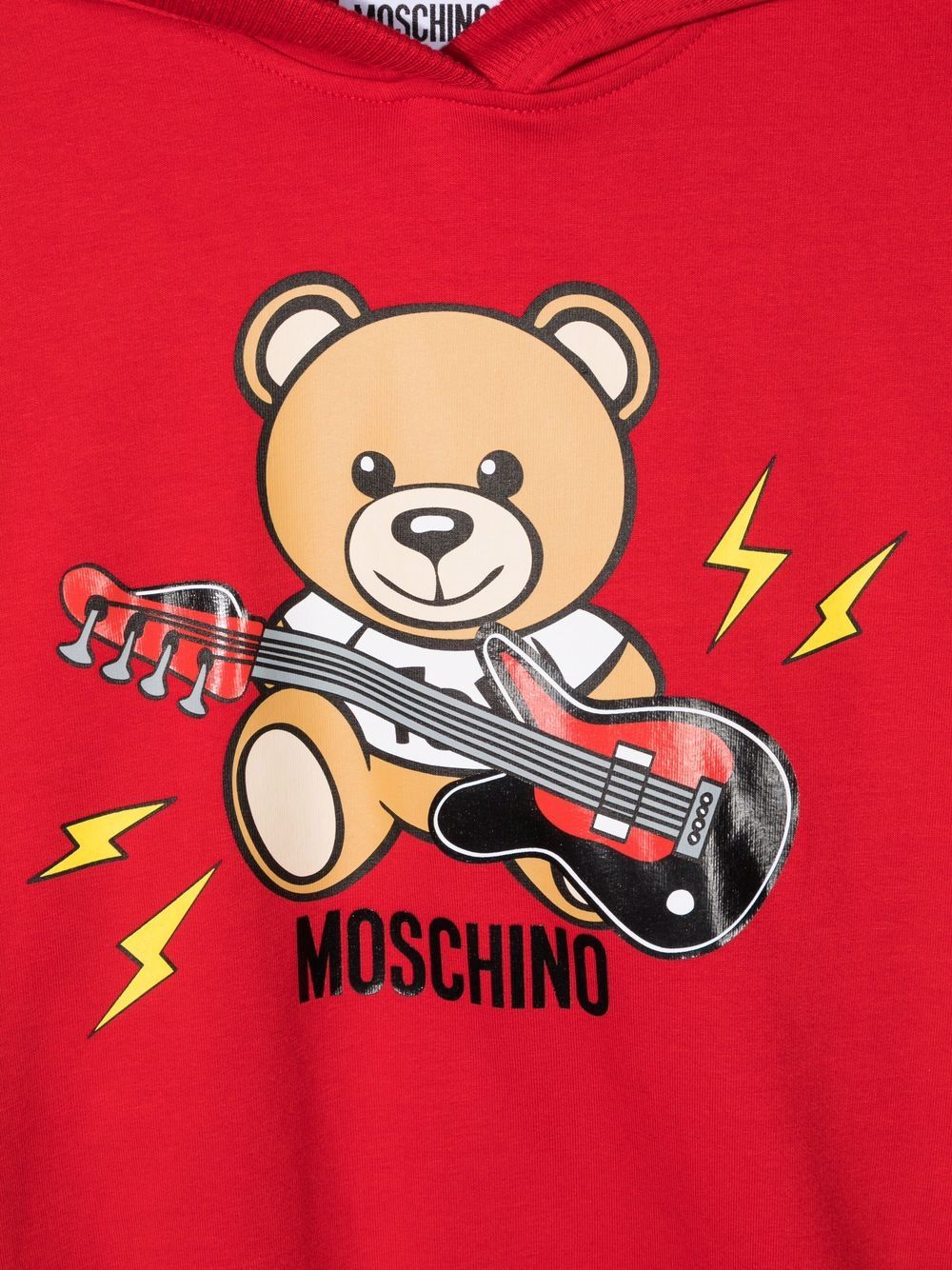 фото Moschino kids худи с принтом teddy bear