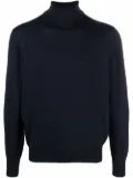 D4.0 roll neck knitted jumper - Blue