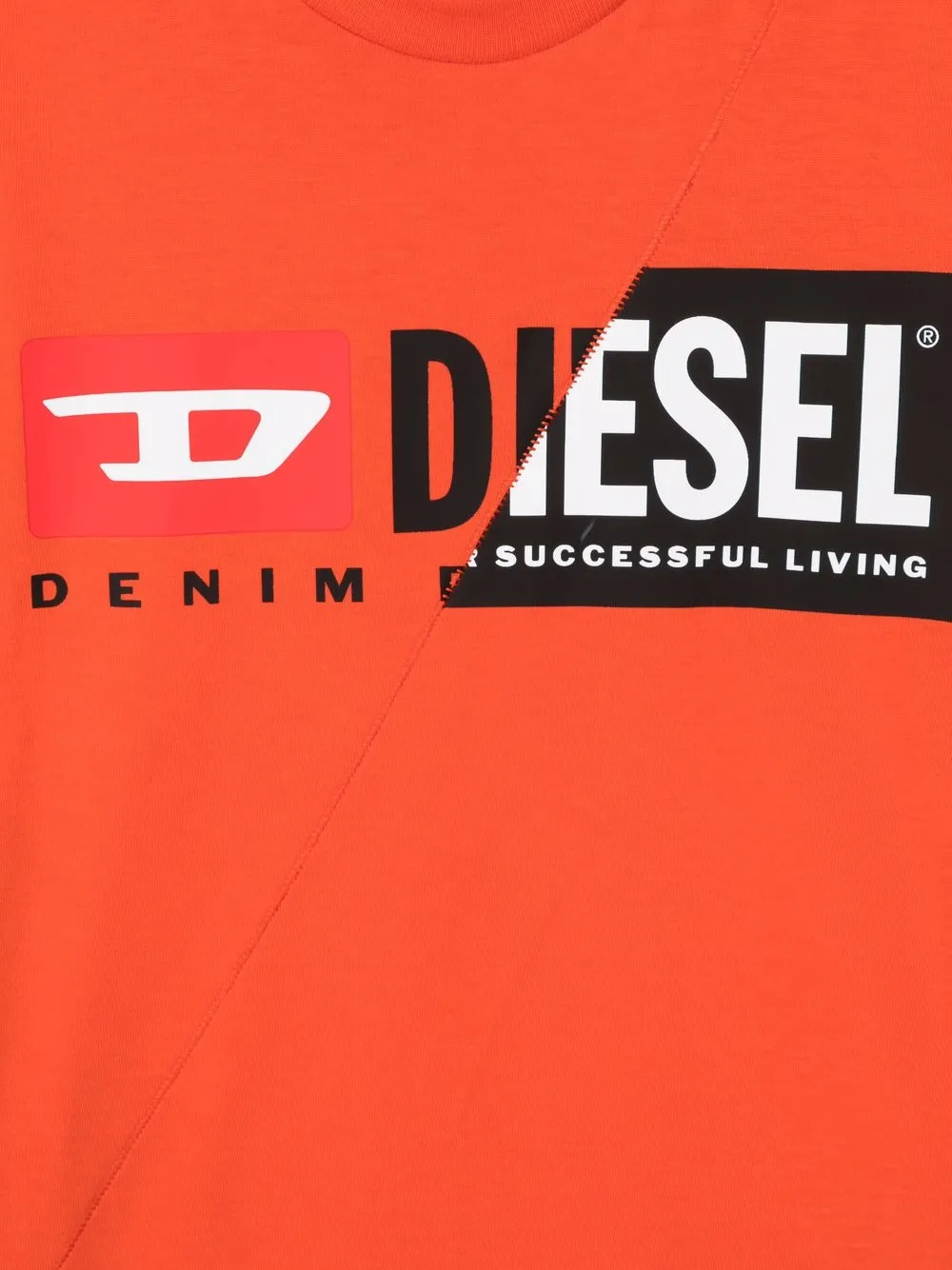 фото Diesel kids футболка с логотипом