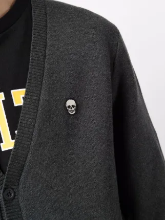 skull detail cardigan展示图