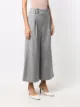 Semicouture Cropped-Hose mit weitem Bein
