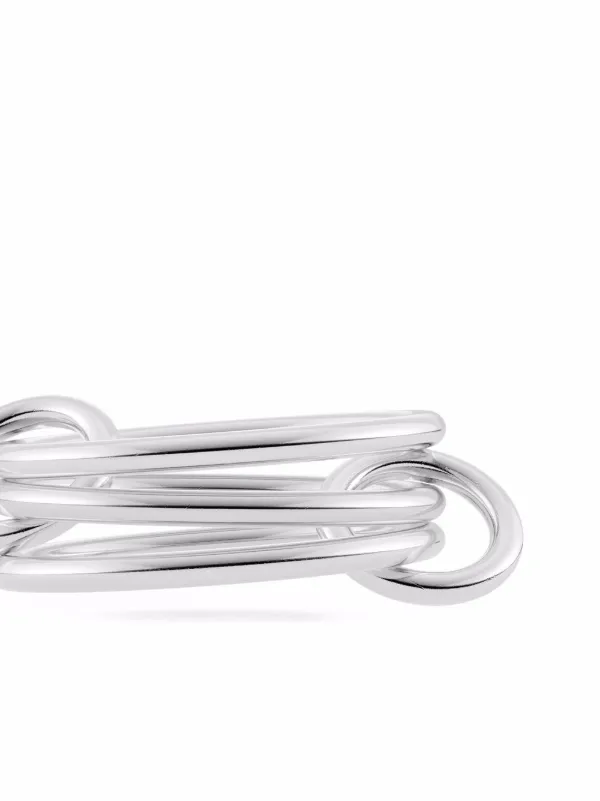 Spinelli Kilcollin Sterling Silver Solarium 3-link Ring