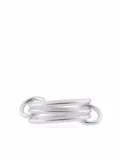 Spinelli Kilcollin sterling silver Solarium 3-link ring