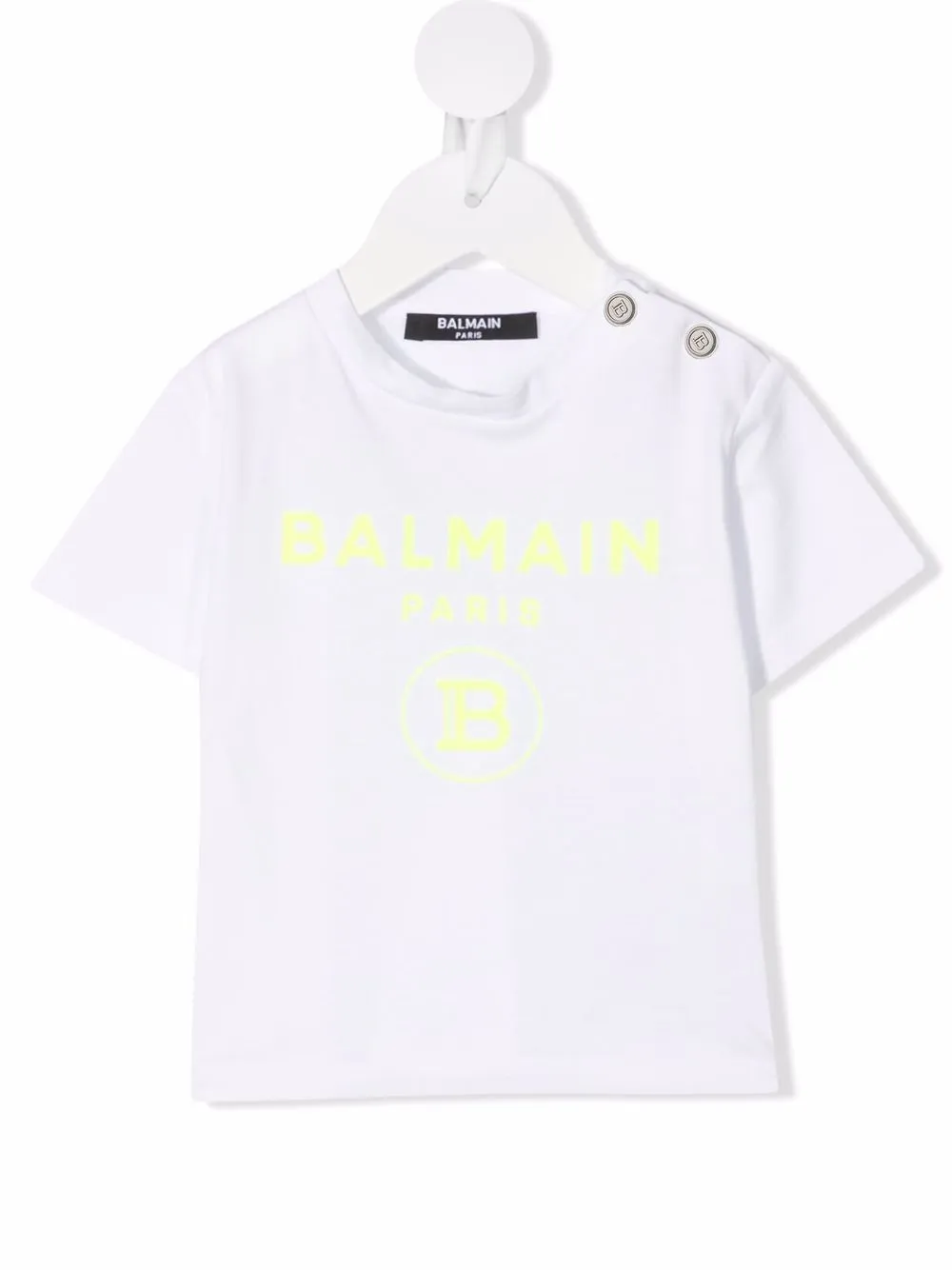 фото Balmain kids футболка с логотипом