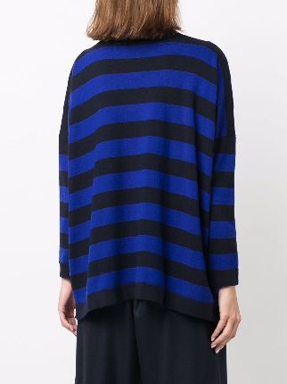 slouchy striped wool jumper展示图