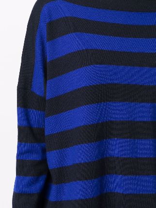 slouchy striped wool jumper展示图