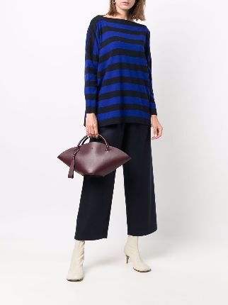 slouchy striped wool jumper展示图