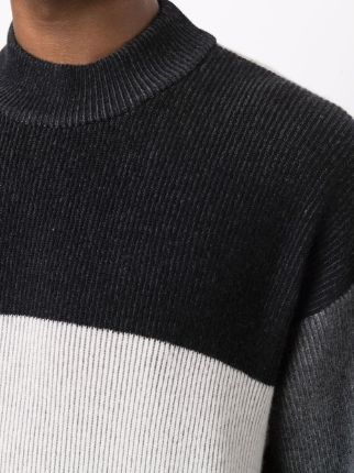 striped knit jumper展示图