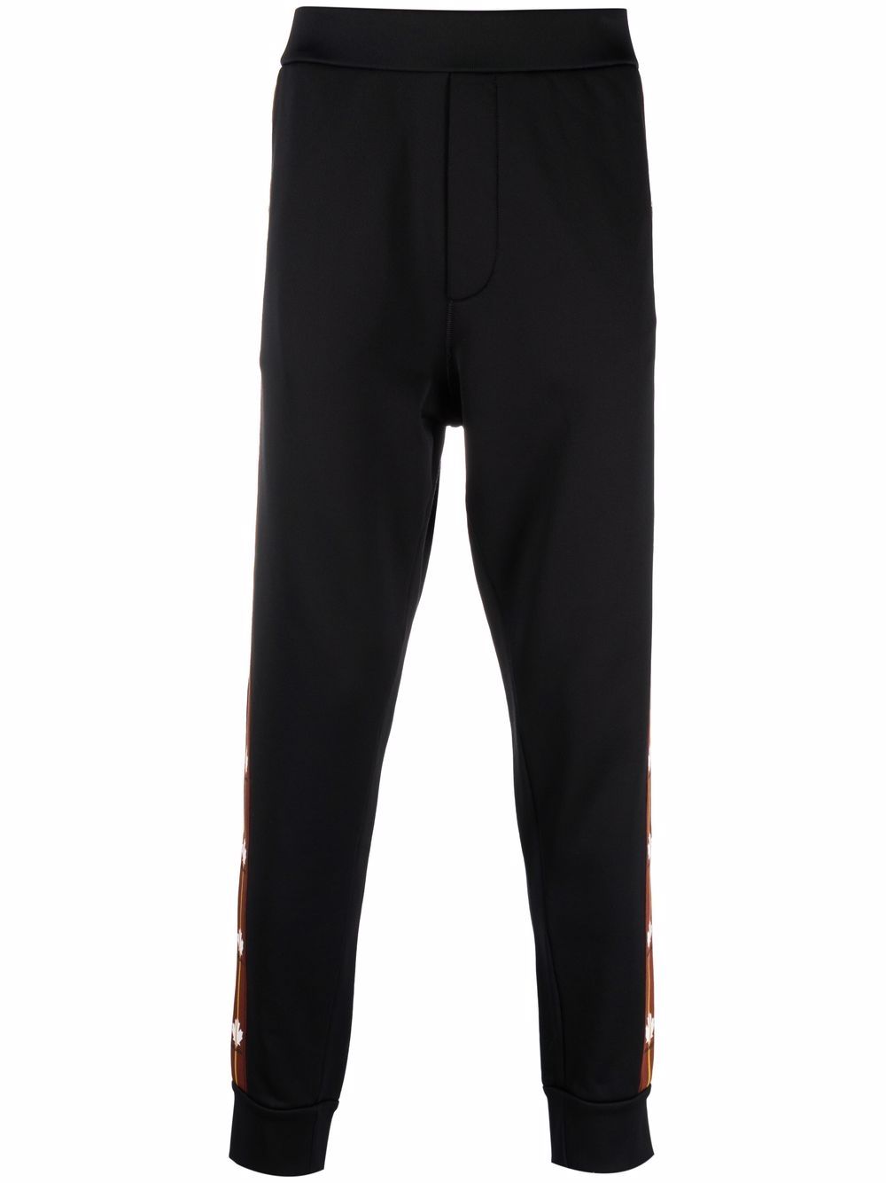 

Dsquared2 pants con franjas del logo - Negro