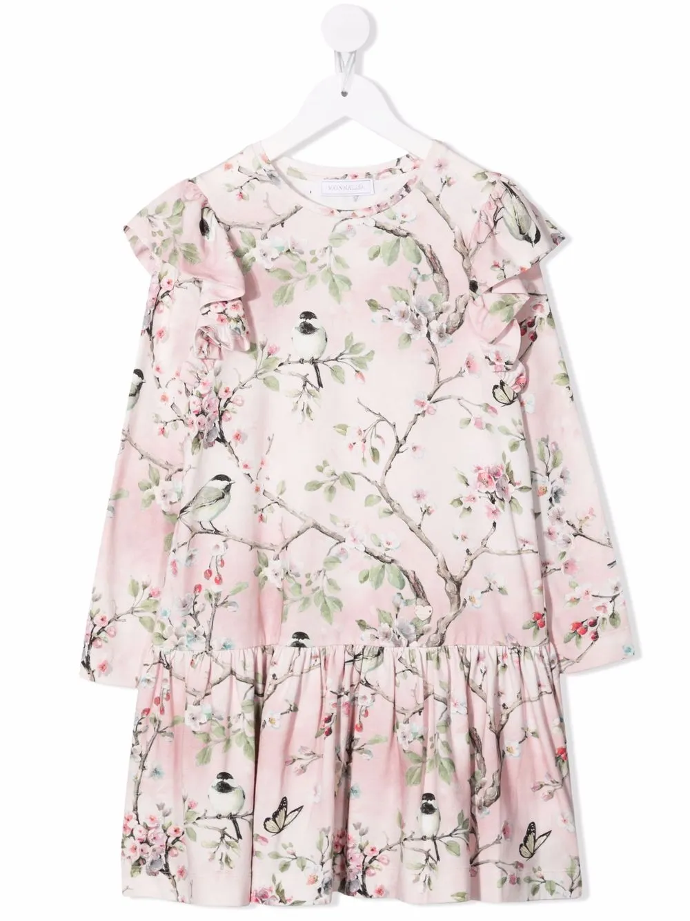 

Monnalisa vestido con estampado floral - Rosado