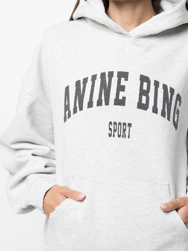 ANINE BING Harvey logo-print Sweatshirt - Farfetch