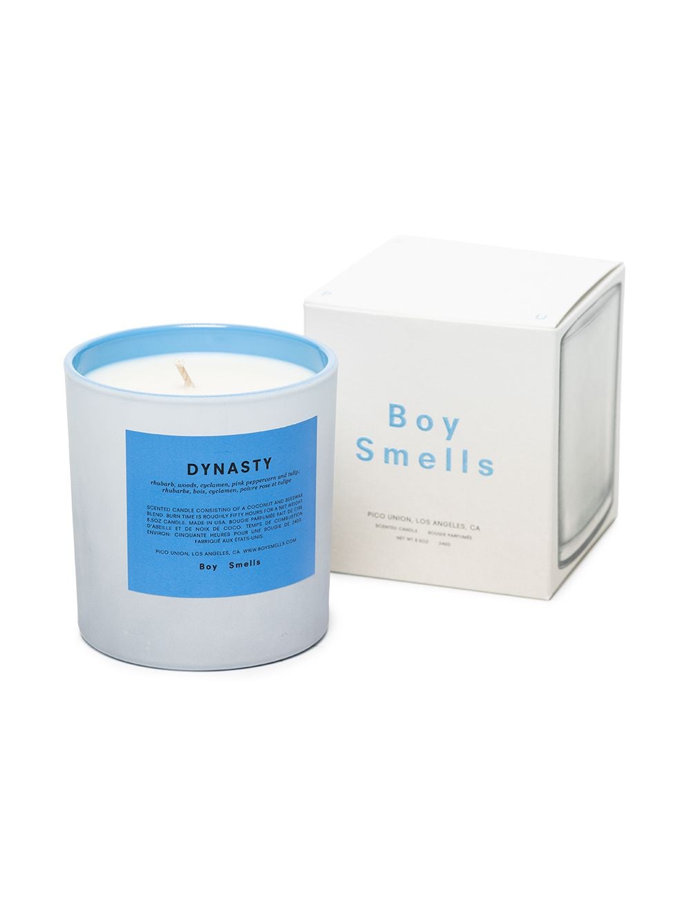 Shop Boy Smells Dynasty Scented Candle (240g) In Grey