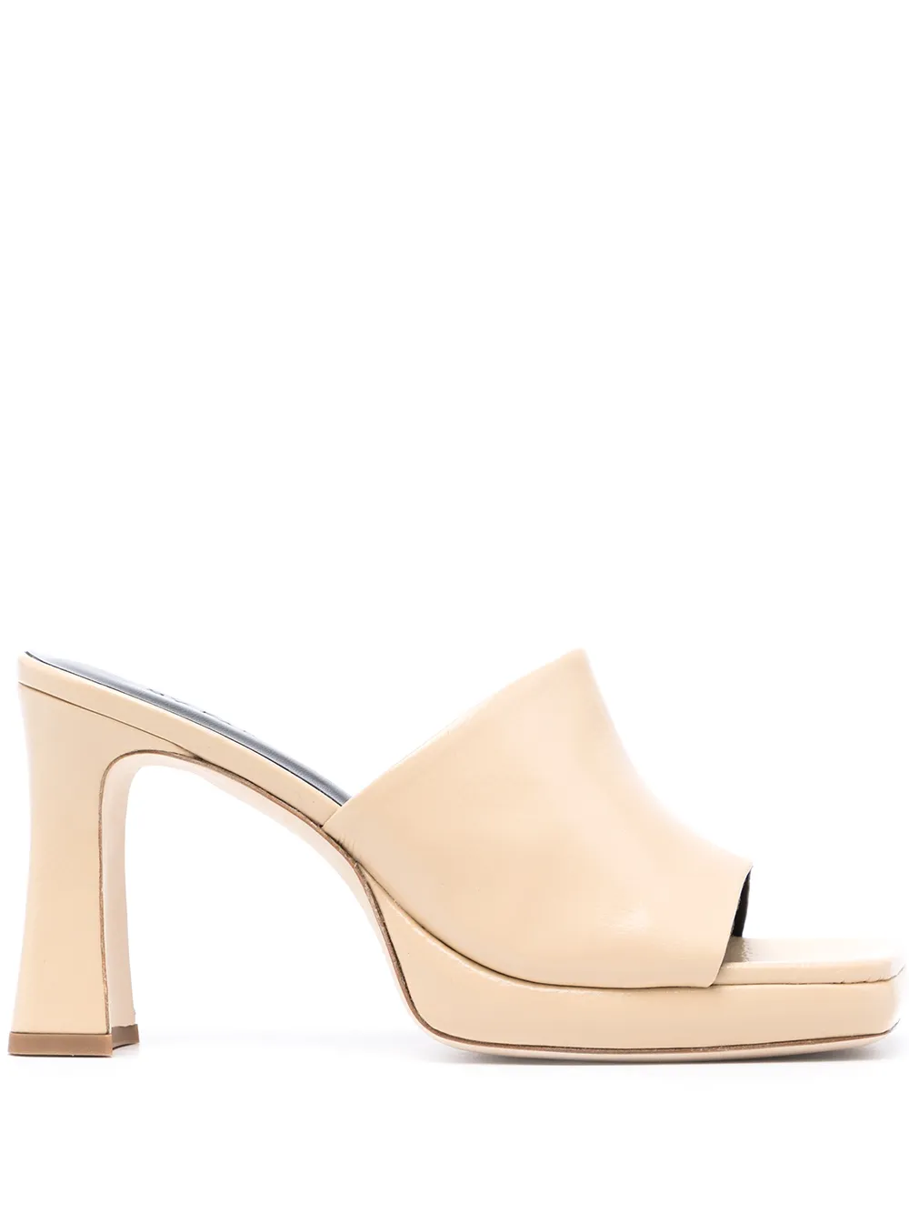 BY FAR мюли на каблуке с открытым носком 33126₽