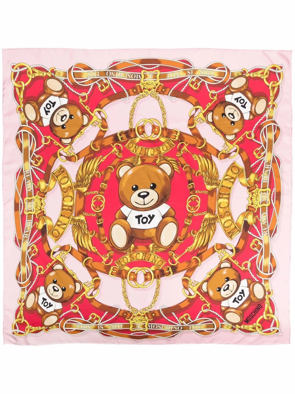 фото Moschino платок с логотипом