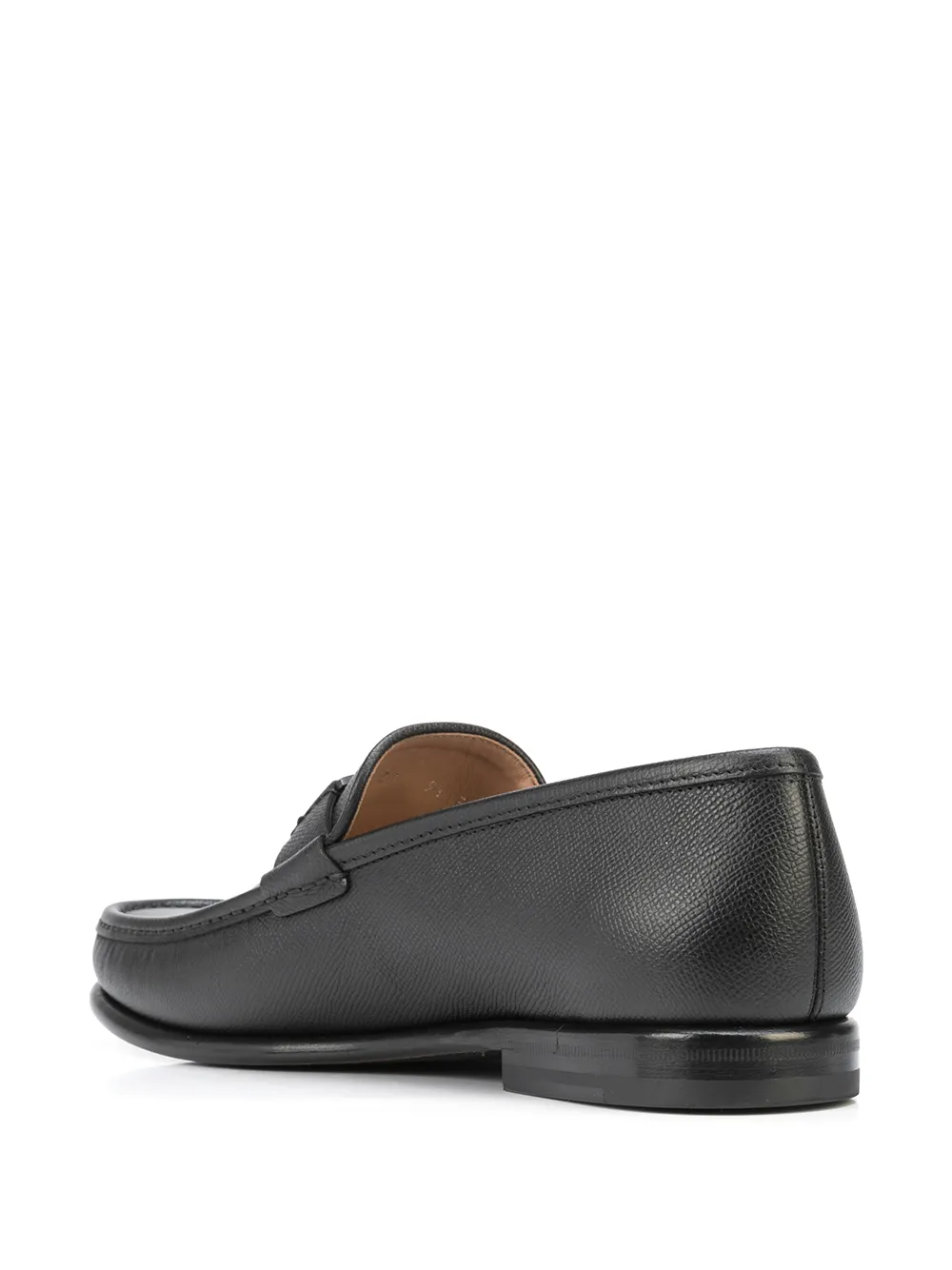  Ferragamo Loafer Mit Logo Gravur   Schwarz 
