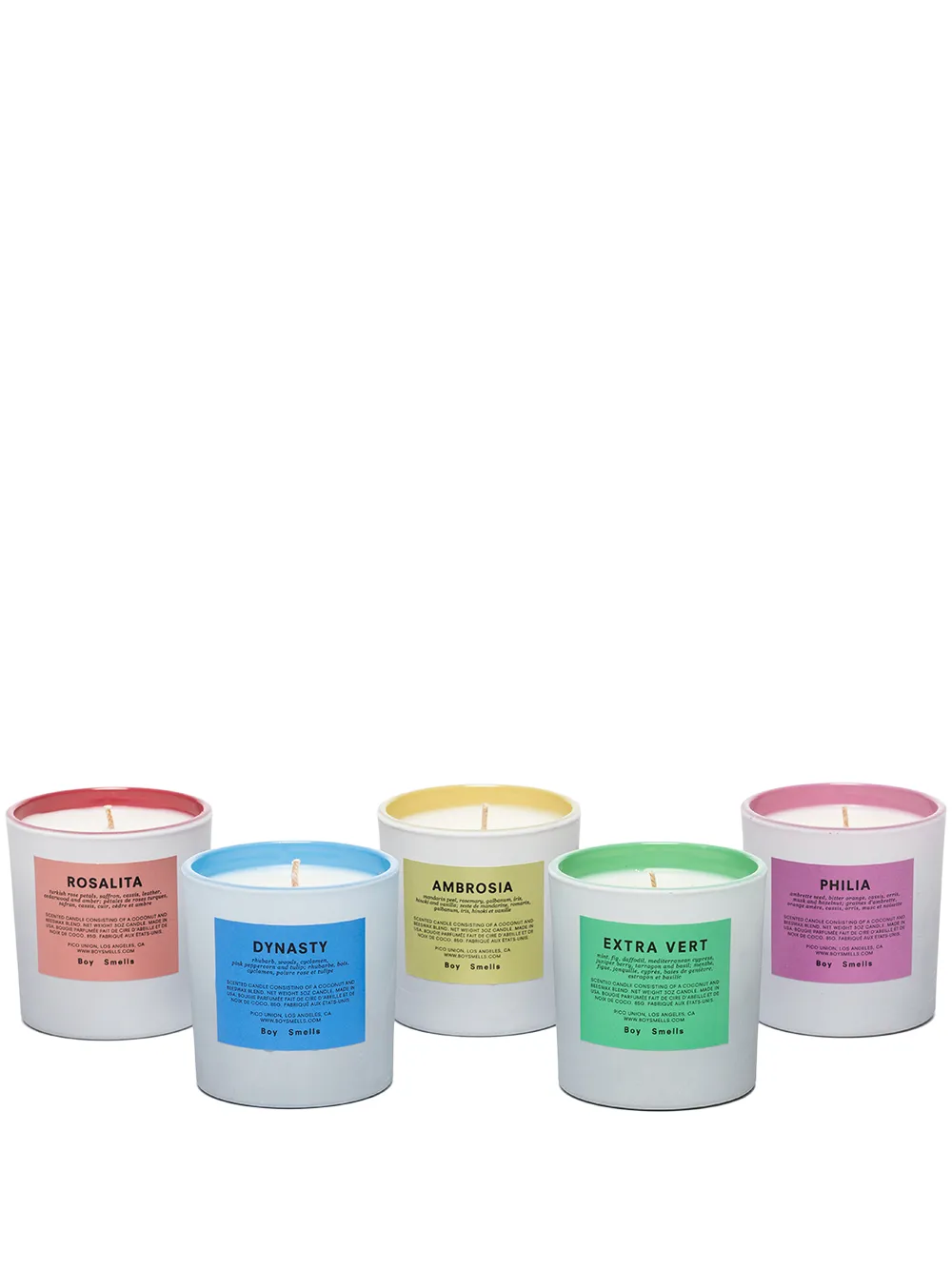 

Boy Smells set de cinco velas Pride - Gris