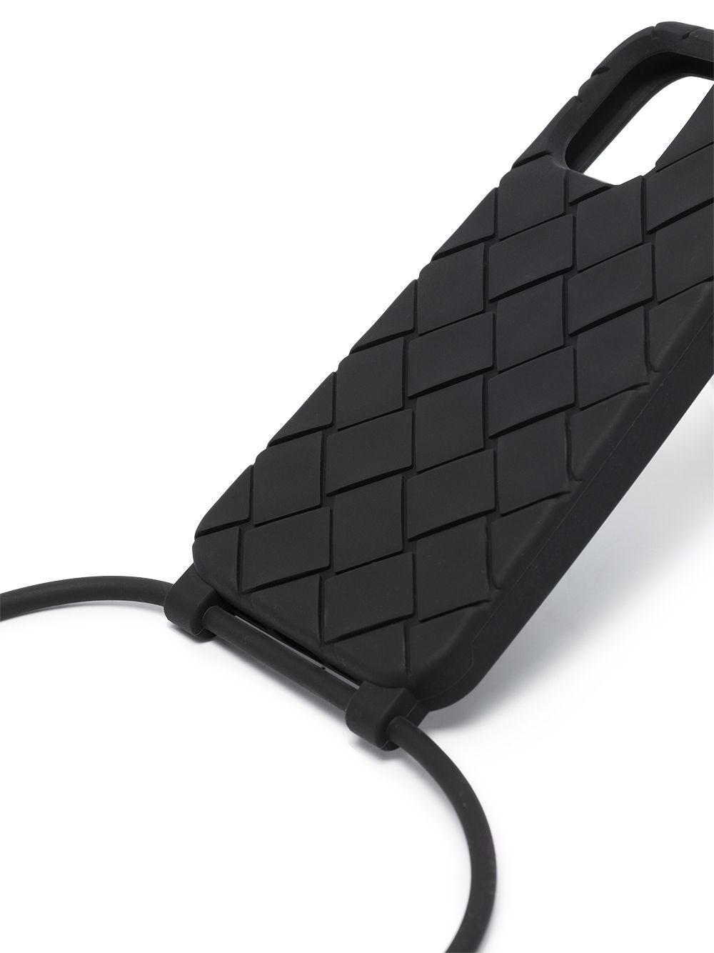 фото Bottega veneta bv rubber intr phone cover black