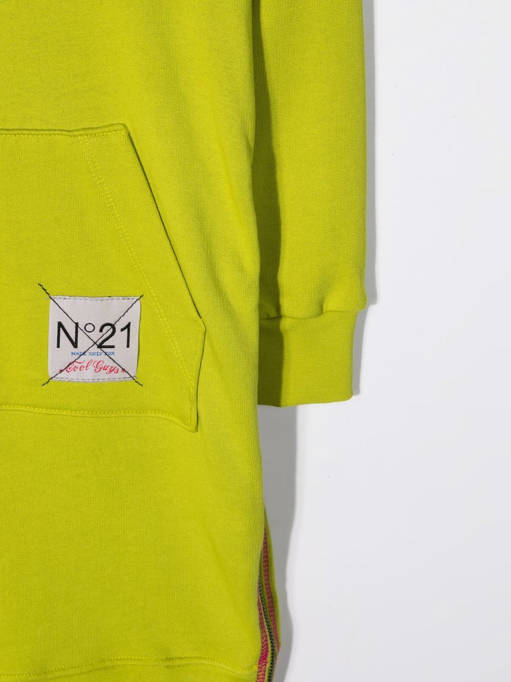 фото Nº21 kids logo-patch hoodie dress