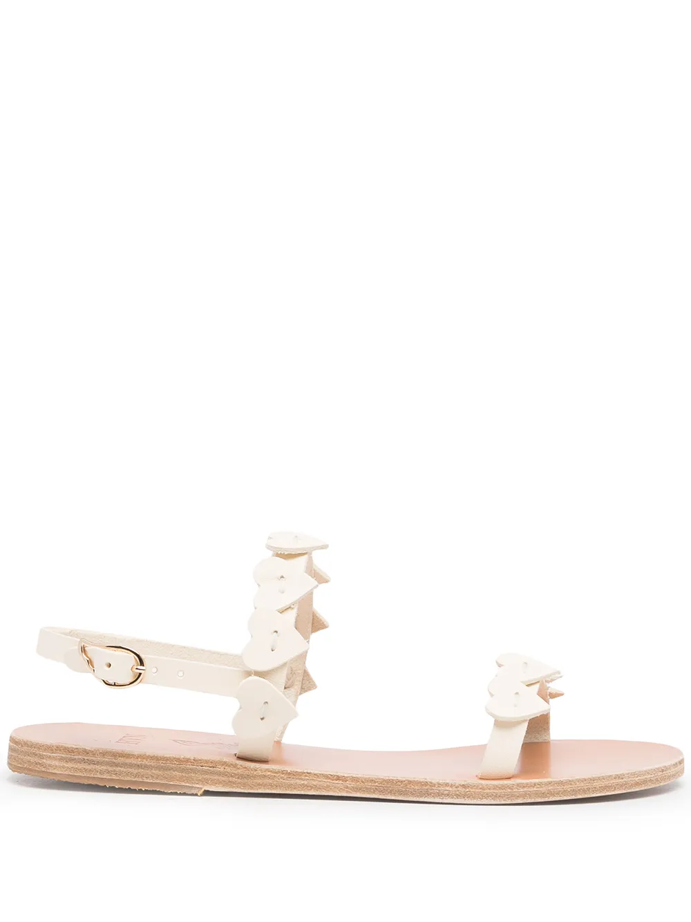 Heart Clio flat sandals