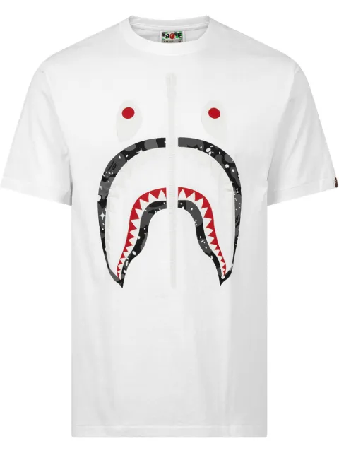 bape white tee