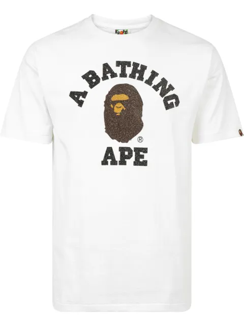 A BATHING APE® Glass Beads College T-shirt