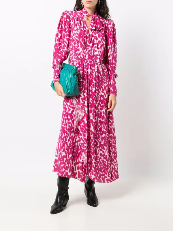 isabel marant leopard dress
