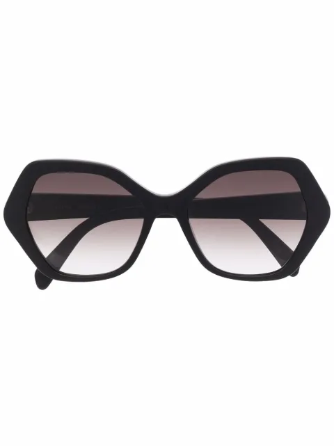 prada heritage angled butterfly sunglasses