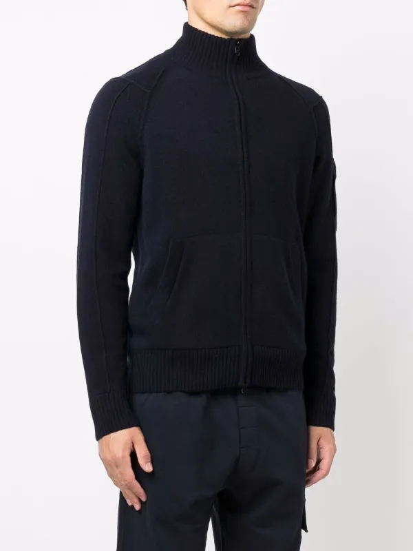 C.P. Company zipped knitted cardigan 