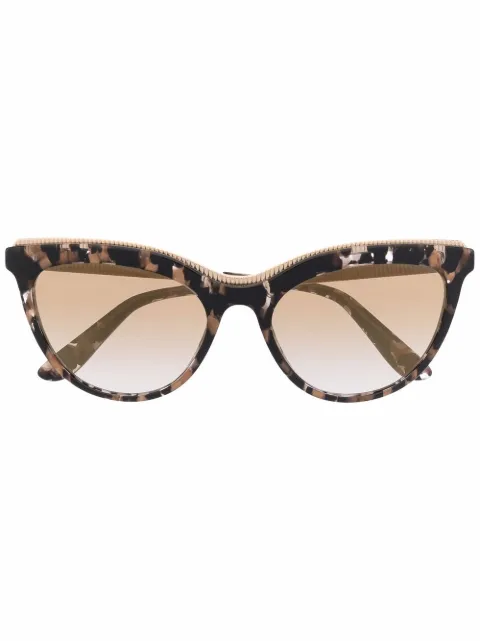 Dolce & Gabbana Eyewear Óculos de sol com acabamento texturizado