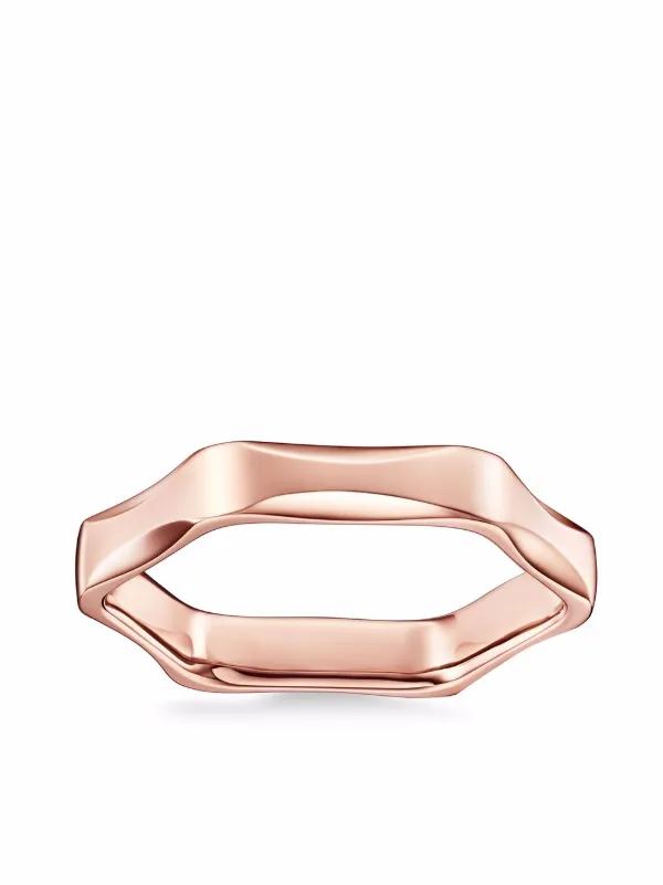 18kt rose gold LABELLO ring