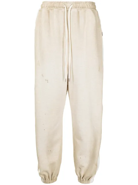Maison MIHARA YASUHIRO stripe detail track pants