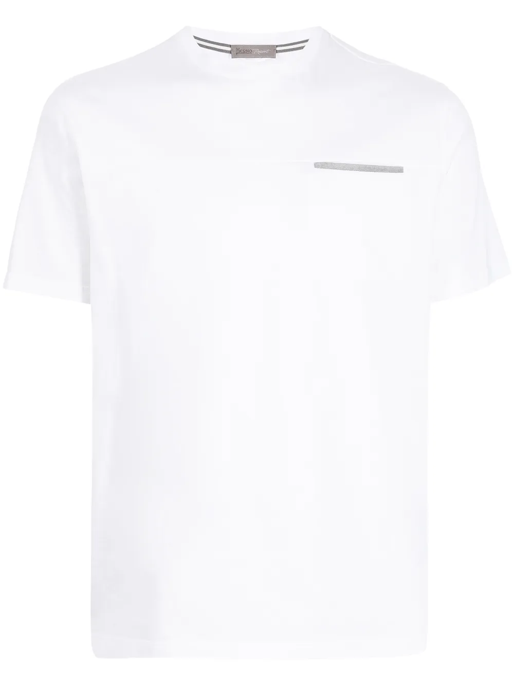 

Herno playera con ribete en contraste - Blanco