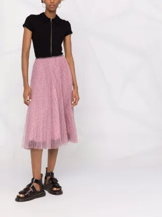 point d'esprit tulle skirt展示图