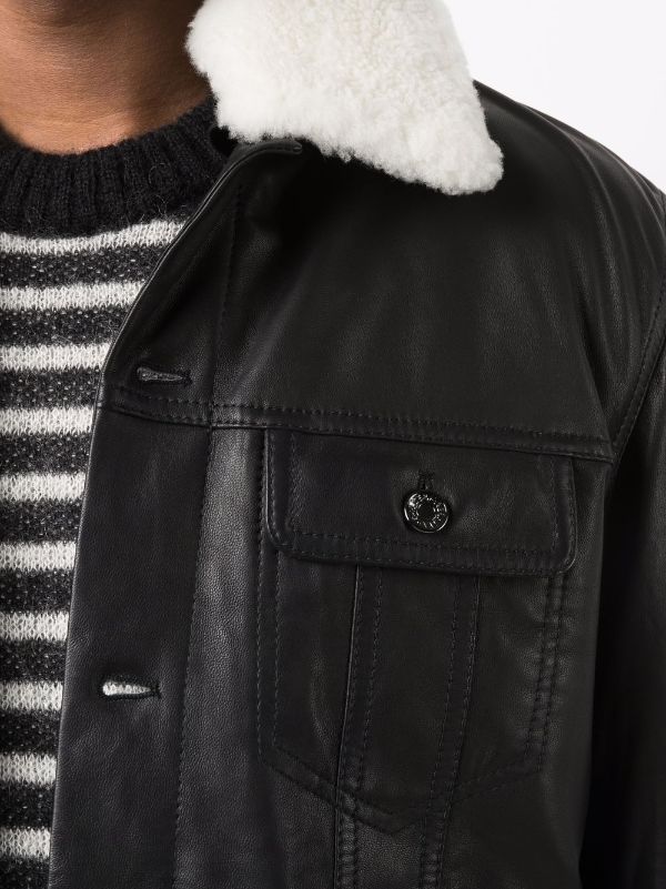 Dolce & Gabbana shearling-collar Jacket - Farfetch