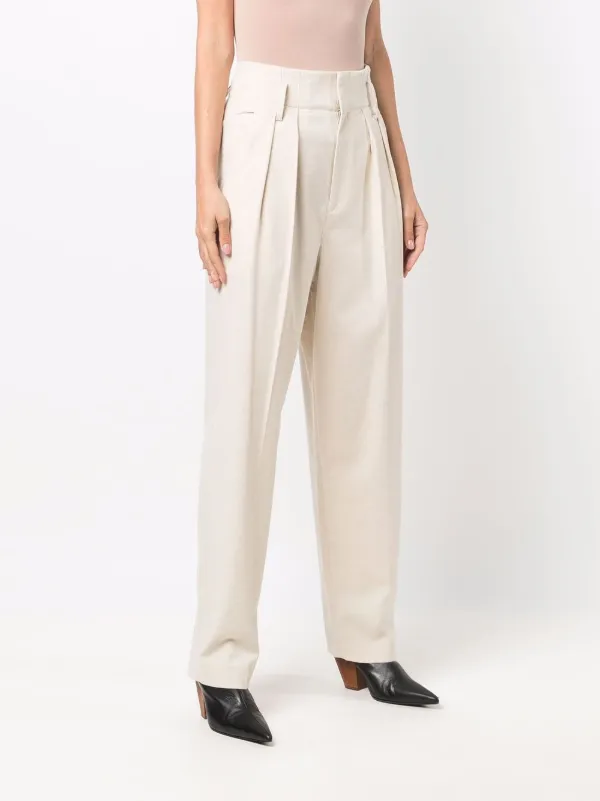 high-waisted Tapered Trousers - Farfetch