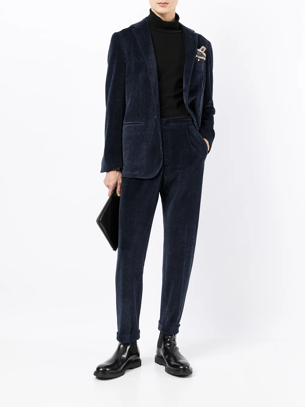 фото Kiton вельветовый костюм-двойка