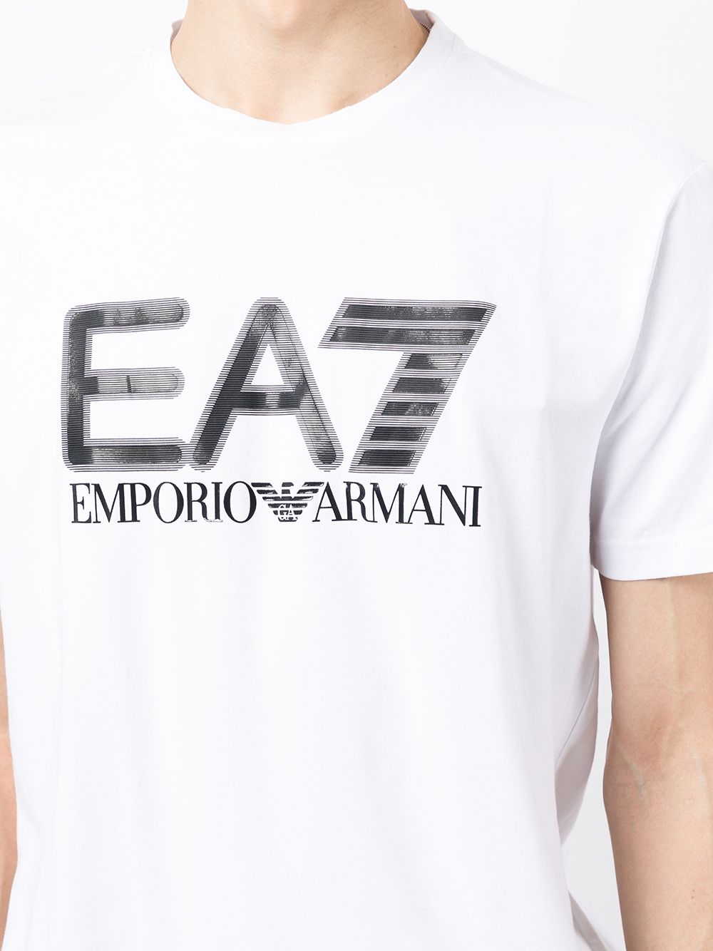 фото Ea7 emporio armani футболка с логотипом