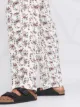 GANNI floral-print straight trousers